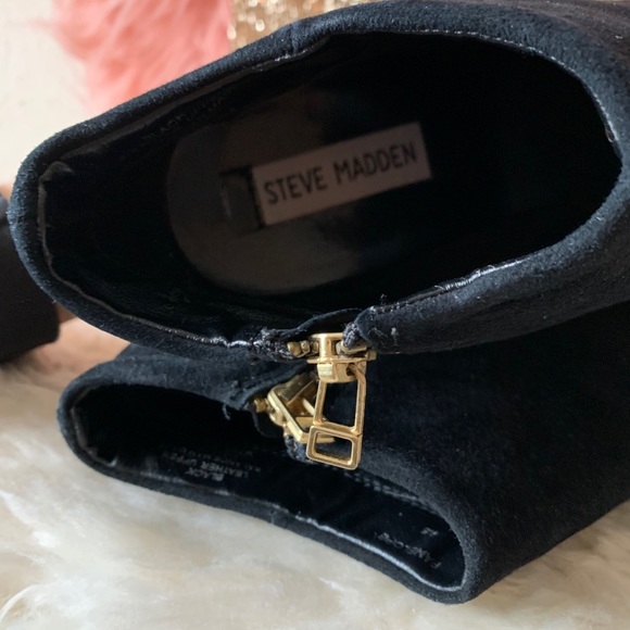 Steve Madden black heeled booties - Picture 7 of 7